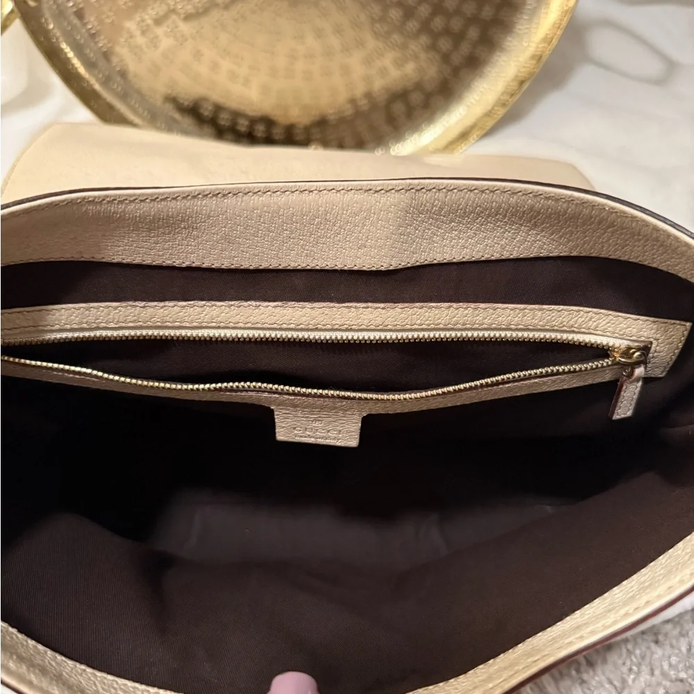 Gucci Beige and Green Women's Bag - Picture 12 of 12